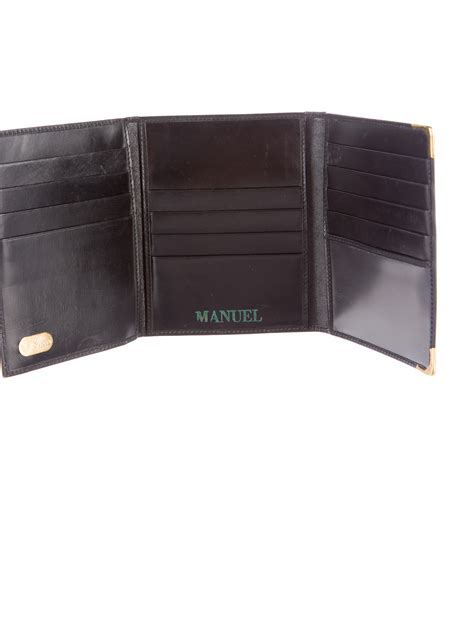 gucci trifold wallet men's